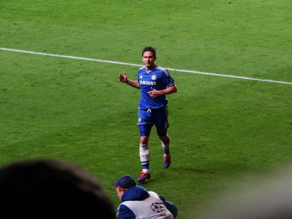 Jugador Inglés Frank Lampard en el Chelsea FC