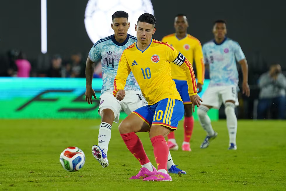 James Rodriguez Juega para la Selección Colombia