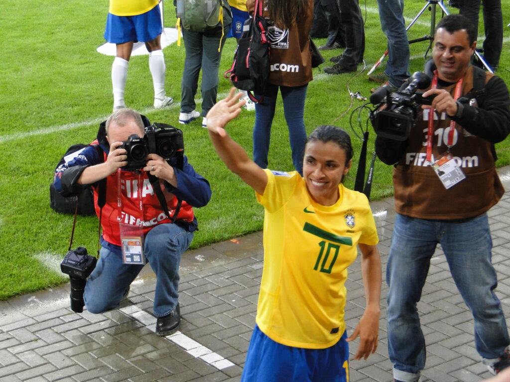 Marta Pivote de la selección femenina de Brasil