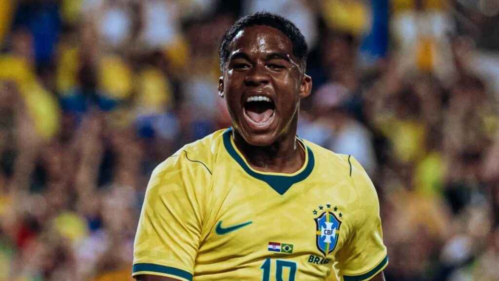 Endrick con Brasil Mundial FIFA 2026