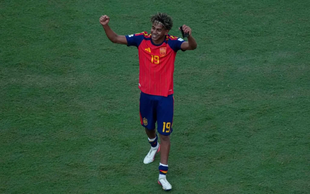 Lamine Yamal con España en el Mundial FIFA 2026